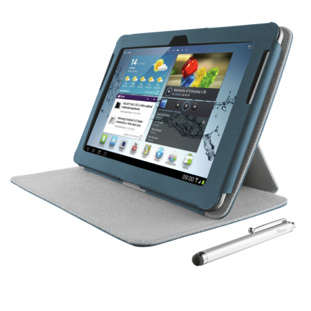 Support portefeuille et stylet élégants pour Galaxy Tab 2 10.1
