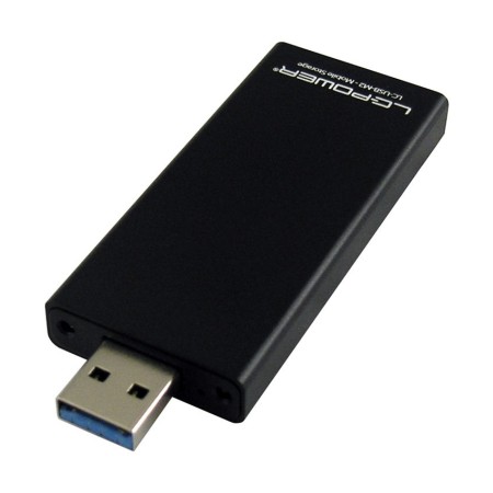 Boîtier externe LC-Power LC-USB-M2 pour disques de stockage Boîtier SDD M.2 Noir