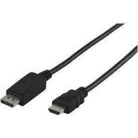 Valueline - Câble HDMI vers Displayport - 1,80 m - Noir