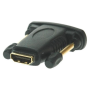 ELIX Adaptateur DVI 24+1 Mâle - HDMI Femelle Or