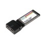 Adaptateur ExpressCard avec 2 ports FireWire