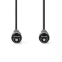 Câble audio optique TosLink Male | TosLink Male | 5.00 m | Rond | PVC | Noir
