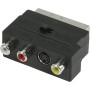 Valueline VLVP31902B cable gender changer SCART SCART/S-Video/3 x RCA Noir