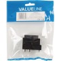 Valueline VLVP31902B cable gender changer SCART SCART/S-Video/3 x RCA Noir
