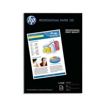 HP CG964A papier photo laser professionnel glacé 120 g/m² A4 (250 feuilles)